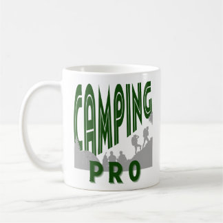 Camping pro print  for him - professional camper  coffee mug