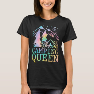 Camping Queen Elegant Camping Night Graphic T-Shirt