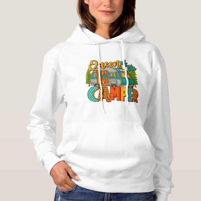 Camping Queen Hoodie (Front)