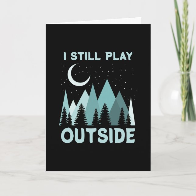 Camping Quote Vacation Card (Front)