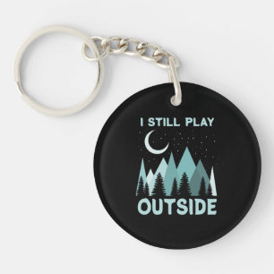 Camping Quote Vacation Key Ring