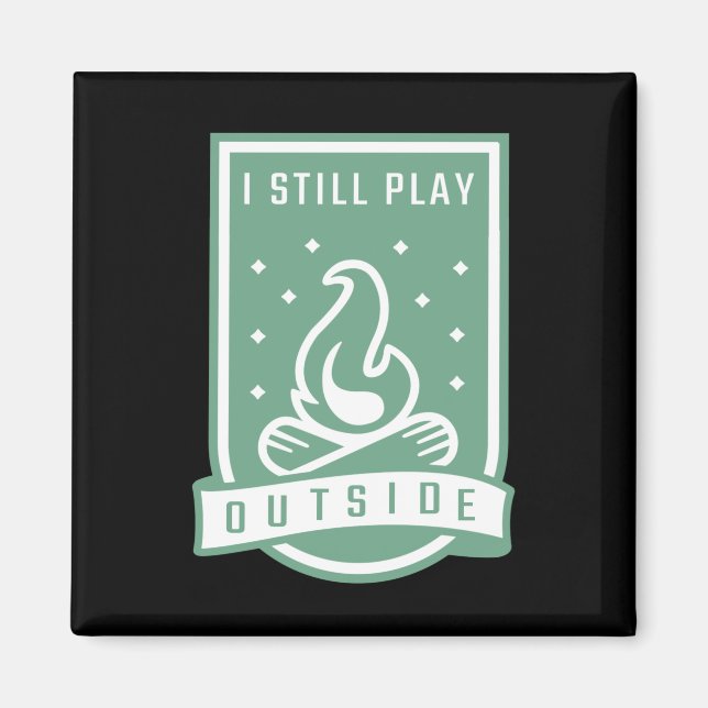 Camping Quote Vacation Magnet (Front)