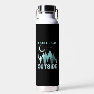 Camping Quote Vacation Water Bottle
