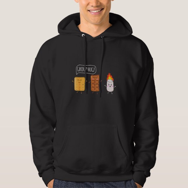 Camping Roasting Bonfire Adventure Hoodie (Front)