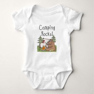 Camping Rocks Baby Bodysuit