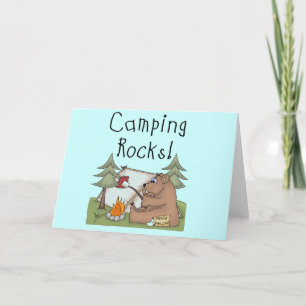 Camping Rocks Card