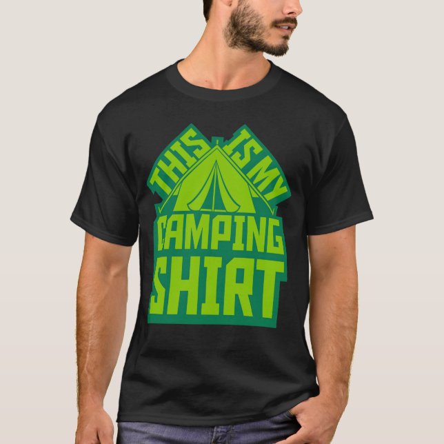 Camping shirt outr tent family (Front)
