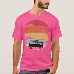 Camping Shirt Vintage Retro Campervan Camp Lovers 