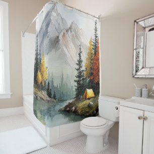 Camping Shower Curtain