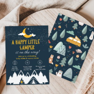 Camping Shower Invitation