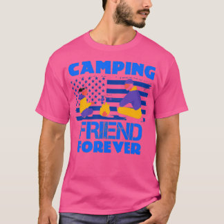 Camping Sisters Forever Funny Camping Lovers 3 T-Shirt