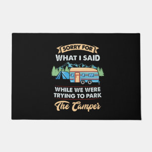 Camping - Sorry For What I Said Doormat