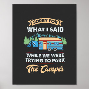 Camping -  Sorry For What I Said Poster