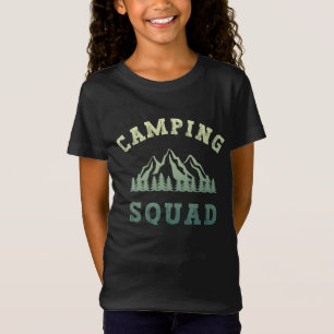 Camping Squad Camping Trip Mountains Outdoors T-Shirt