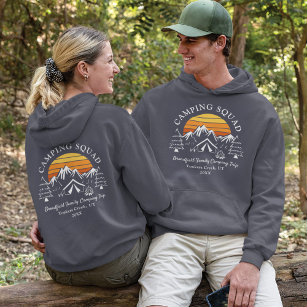 Camping Squad Modern Family Matching Dad Hoodie