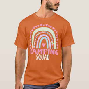 Camping Squad Party Matching Womens Appreciation R T-Shirt