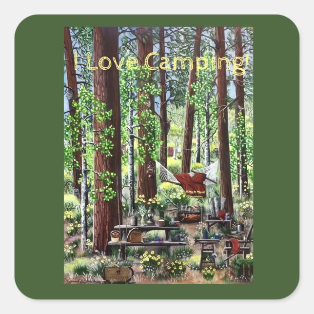 Camping Sticker (Front)