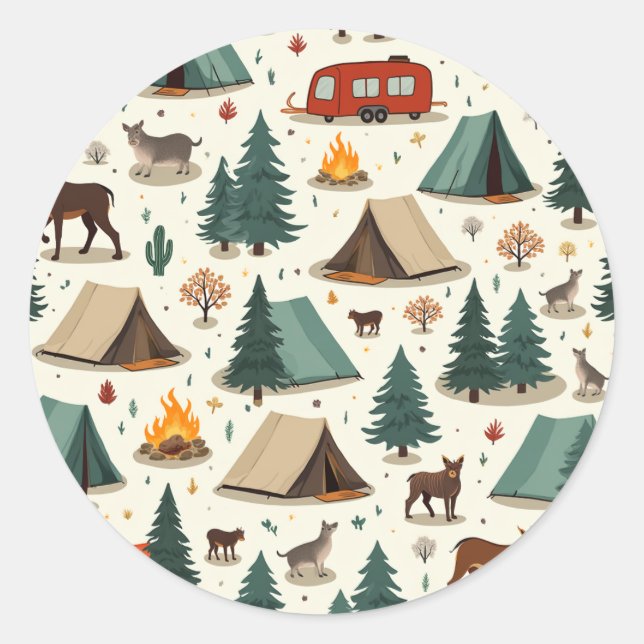 camping sticker (Front)