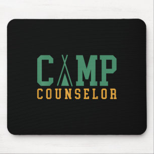 Camping Summer Camp Counsellor Staff Director Camp Mouse Mat
