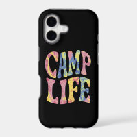 Camping Summer Girls Camp Life Tie-Die Retro