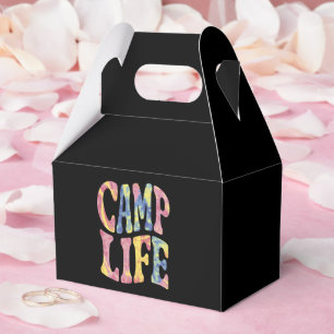 Camping Summer Girls Camp Life Tie-Die Retro  Favour Box