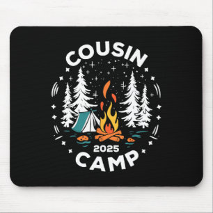 Camping Summer Vacation Crew Cousin Camp 2025 Mouse Mat