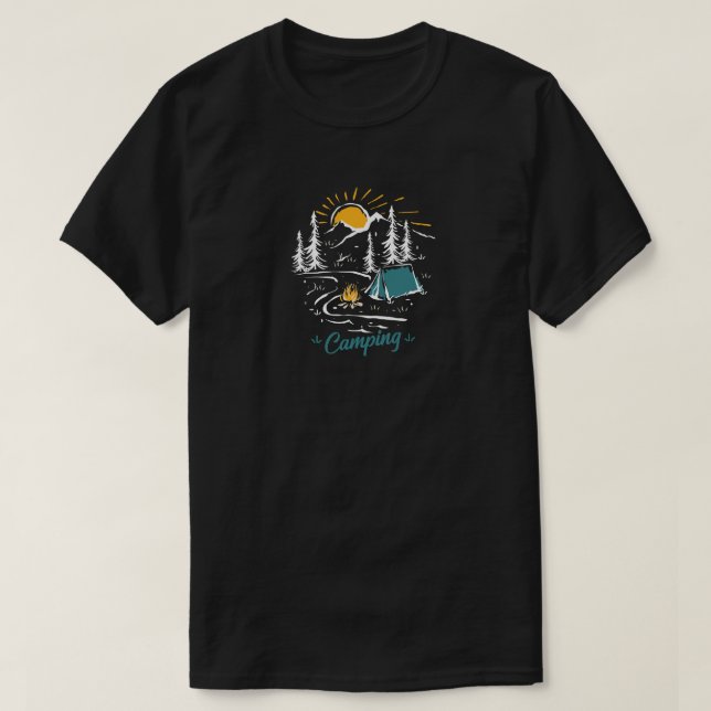 Camping T-Shirt (Design Front)