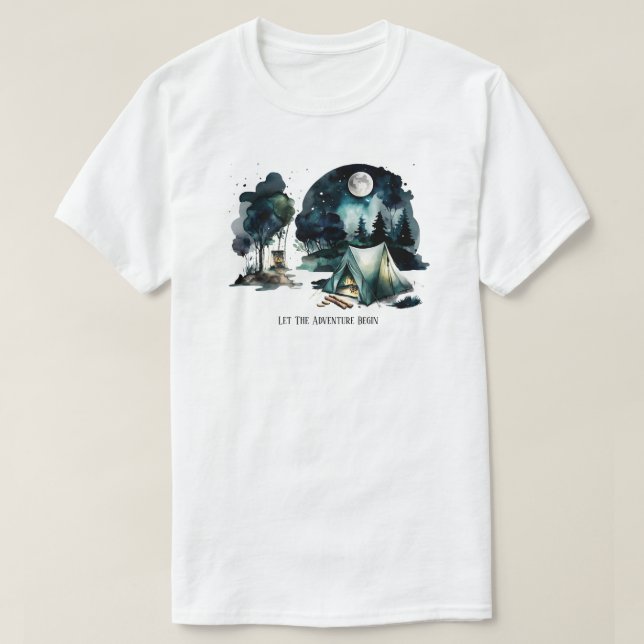 Camping T-Shirt (Design Front)