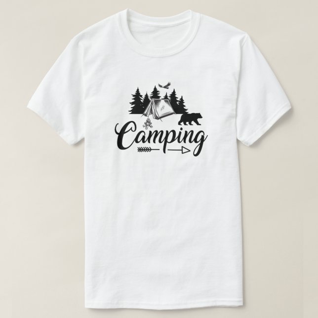 Camping T-Shirt (Design Front)