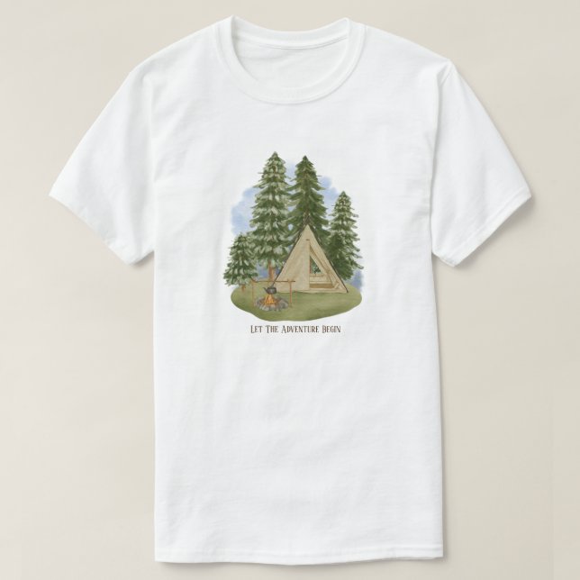 Camping T-Shirt (Design Front)