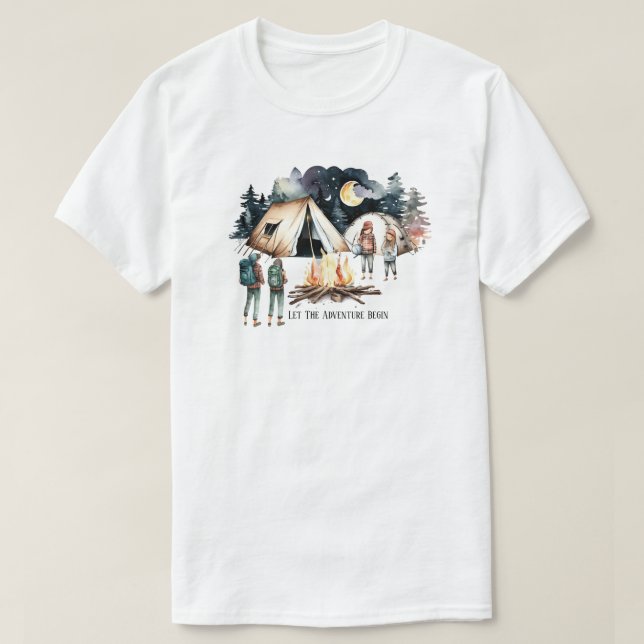 Camping T-Shirt (Design Front)