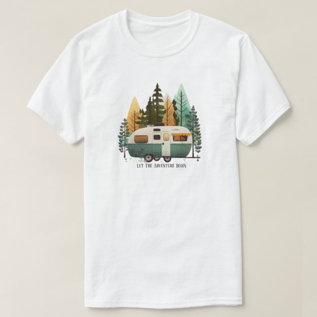 Camping T-Shirt (Design Front)