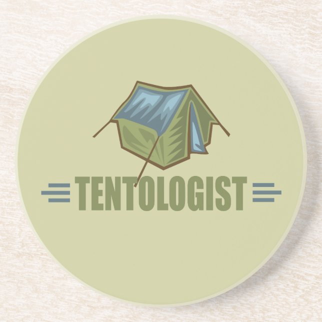Camping, Tent Coaster (Front)