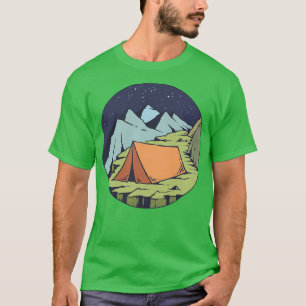 Camping Tent Night  T-Shirt
