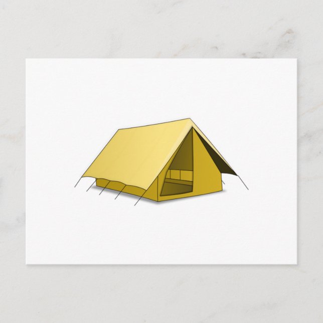Camping Tent Postcard (Front)