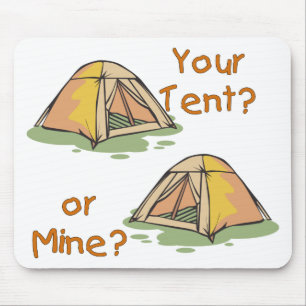 Camping Tents Mouse Mat