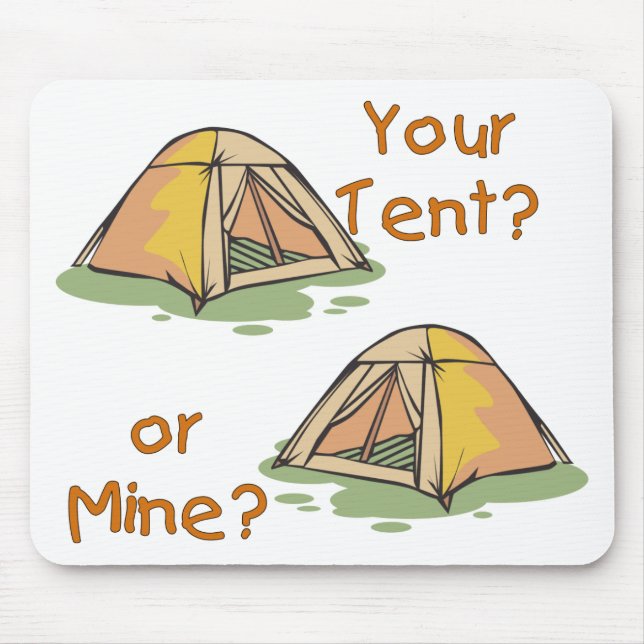 Camping Tents Mouse Mat (Front)