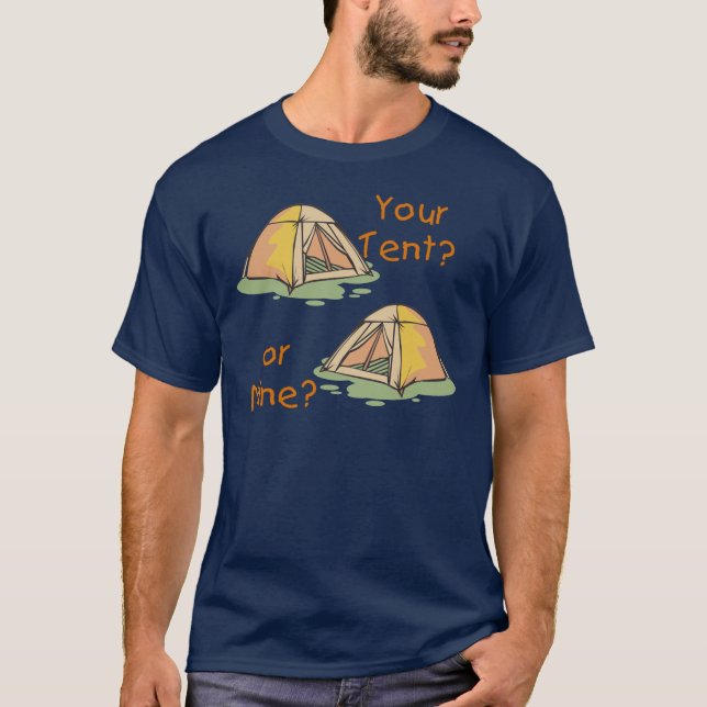 Camping Tents T-Shirt (Front)