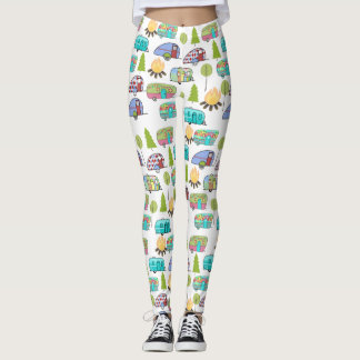 Camping Themed Leggings