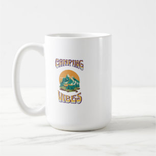 Camping themed tea pot coffee mug