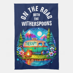 Camping Therapy  Tea Towel