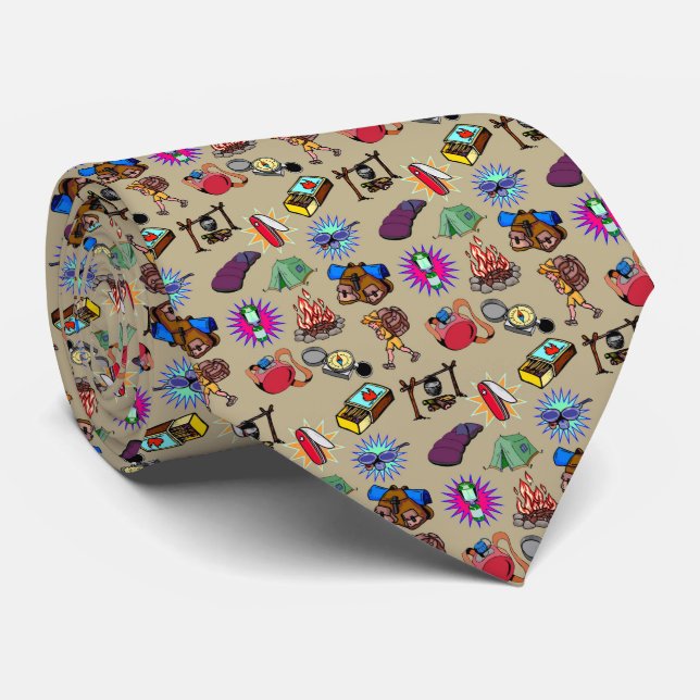 camping, tie (Rolled)