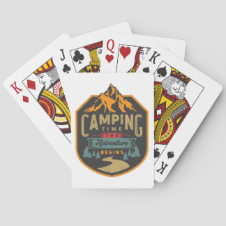 Camping Time Playing Cards