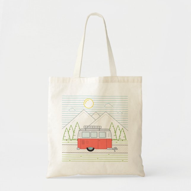 Camping Tote Bag (Front)