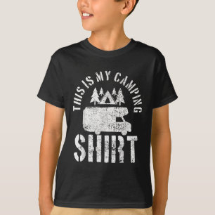 Camping Trailer Camper Van Mobile Home Caravan Mot T-Shirt