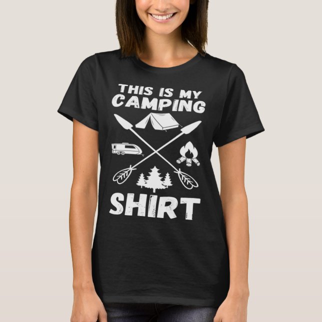 Camping Trailer Dies ist mein Camping   Camper Va T-Shirt (Front)