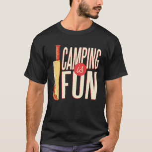 Camping Trip Bloody Knife True Crime Family Vacati T-Shirt