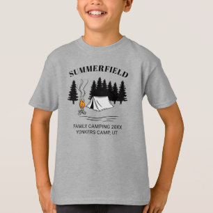 Camping Trip Campfire Family Reunion Custom Son T-Shirt