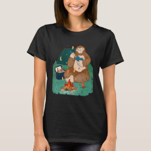 camping ukulele hiking lazy T-Shirt