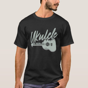 Camping Ukulele Player Outdoors Ukulele T-Shirt